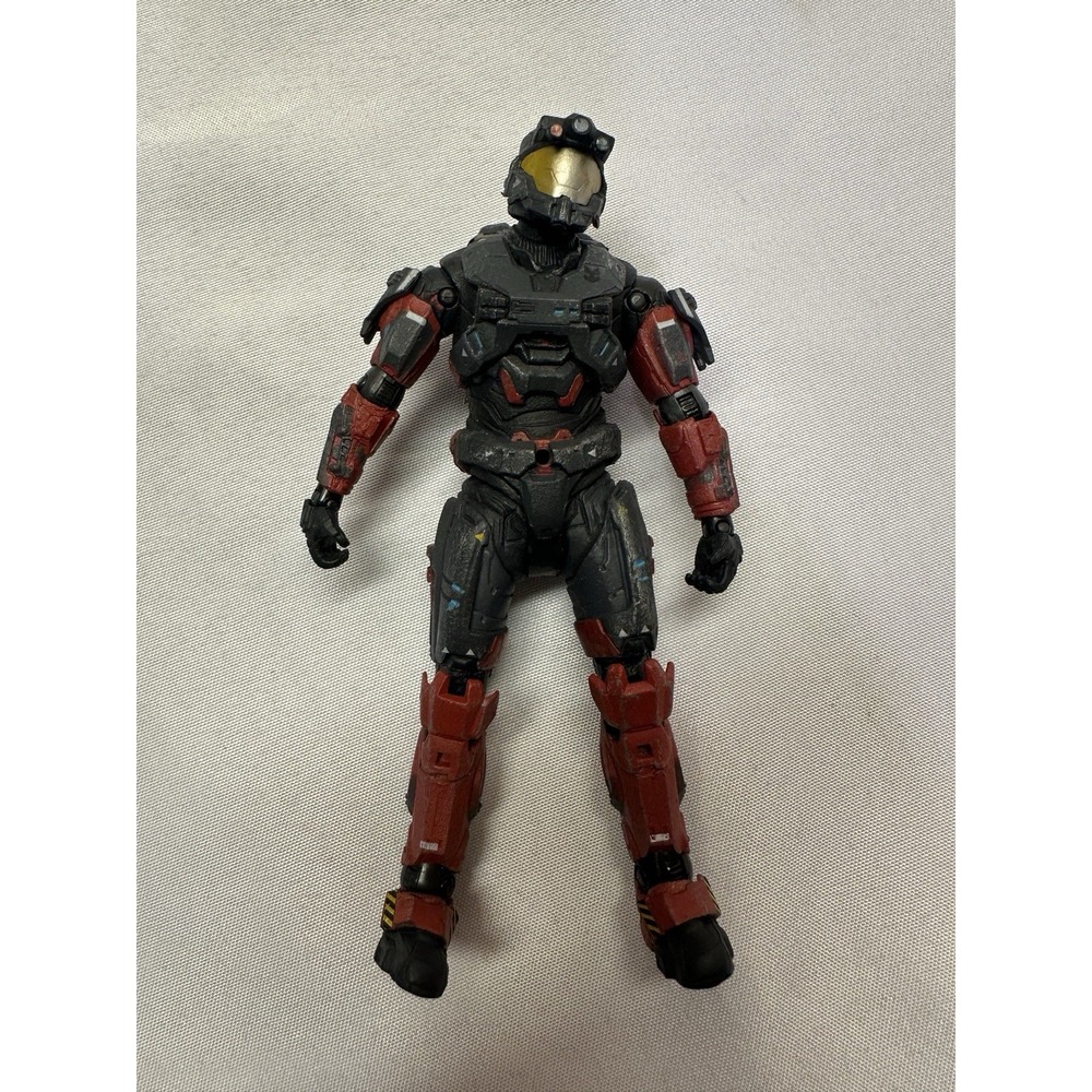 McFarlane Halo Reach Spartan Operator Steel / Red from Gauss Cannon Figure Only